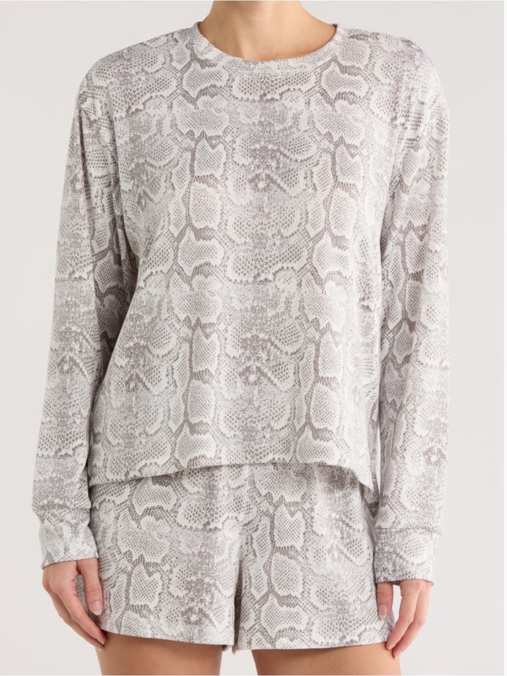 New! PJ SALVAGE Snake Print Pajama Short Set